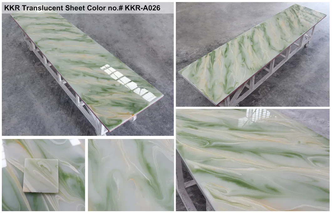 Top-Rated Translucent Modified Acrylic Solid Surface Sheets for Interior Decoration