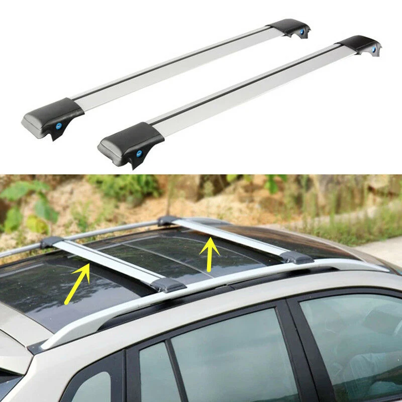 Aluminum 4X4 Cross Bar Luggage Universal Rail Car Roof Rack